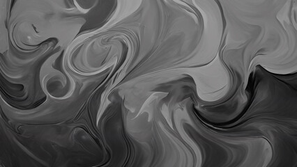Paint splash waves in the Dark with ash color Background