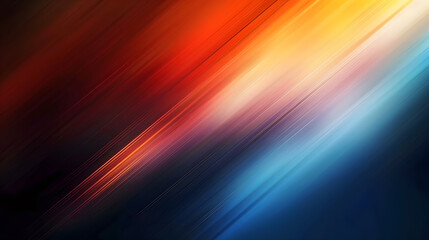 black blue orange red white mix gradient bright light and glow texture background. Generative AI.