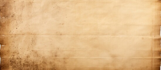 Obraz premium Top view of an antique vintage paper parchment with a retro appearance isolated on a white background providing ample space for copying or overlaying images