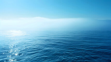 Obraz premium blue sea gradient background. Generative AI.