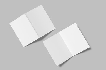 A5 Bifold Brochure Blank Mockup