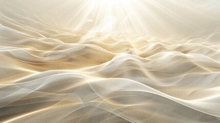A clean, abstract background with soft, radiant light creating a sense of tranquility and serenity, no people