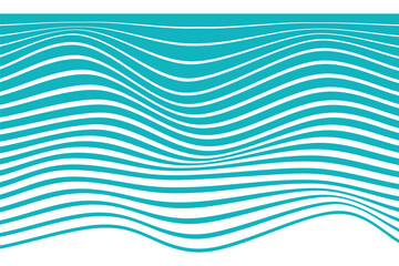 simple abstract sky mint color wavy distort line pattern a blue wave with a green background and a blue line