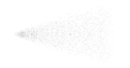 Water spray, white smoke, dust and dots, mist of atomizer. Transparent water shower spray elements, lawn watering, air freshener or irrigation