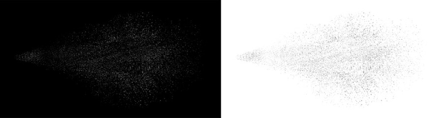 Water spray mist background. Airy water spray, mist, sprayer fog. Water spray, white smoke, dust and dots, mist of atomizer