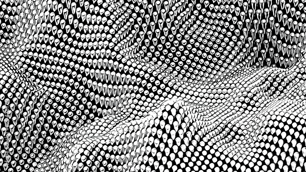 Poster abstract digital particle wave and light abstract background design. concept of cyber data or techno
