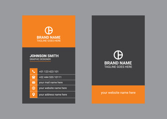 business card design template and modern visiting card design.