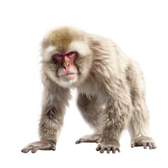 Fototapeta premium Snow japanese monkey