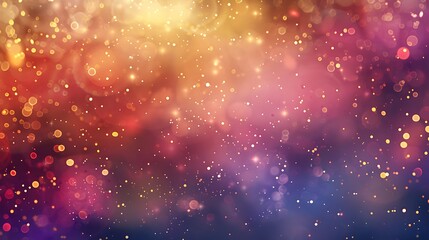 Obraz premium abstract banner for congratulations, a collage of balloons and fireworks, vibrant and dynamic setting, exhilarating and energetic atmosphere