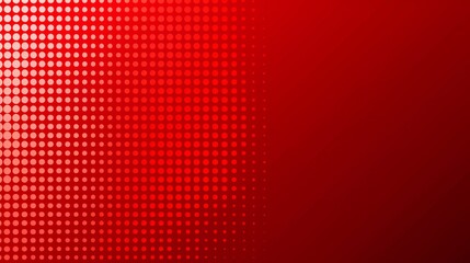  Four red backgrounds, each featuring halftone dot patterns