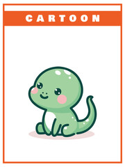 cute lizard design, coloring design, simple design