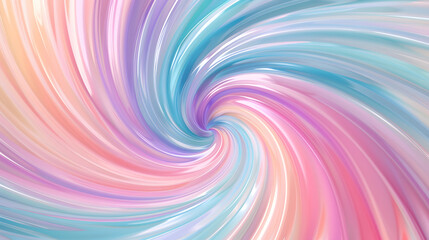 Decorative twirling pastell lines texture background. Generative AI.