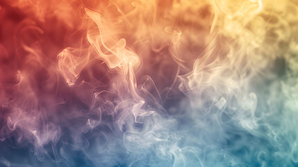 Fototapeta premium Defocused smoke Gradient colors texture background. Generative AI.