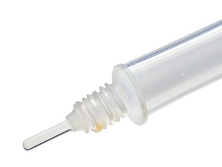 Clear silicone sealant with a precision nozzle