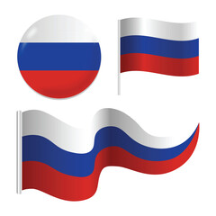 RUSSIA FLAG SET