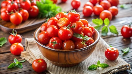 fresh tomatoes in a bowl