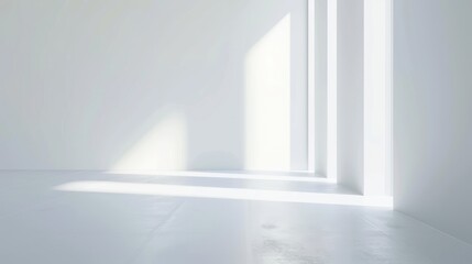 A smooth white background with a light, subtle gradient from top to bottom, offering a clean and elegant look