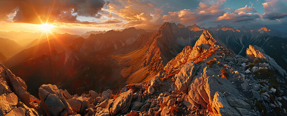 Fototapeta premium Spectacular Sunrise over the Tatra Mountains, National Geographic Photography