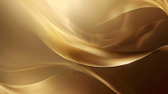 gold brown beige gradient background. Generative AI.