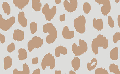 Abstract modern leopard seamless pattern. Animals trendy background. Color decorative vector stock illustration for print, card, postcard, fabric, textile. Modern ornament of stylized skin