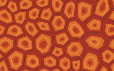 Abstract modern turtle shell seamless pattern. Animals trendy background. Beige decorative vector illustration for print, fabric, textile. Modern ornament of stylized skin