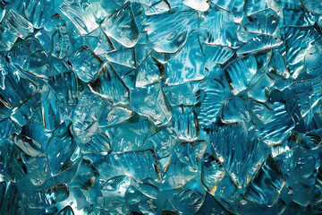 Obraz premium Generative ai on theme of beautiful texture broken glass for design natural abstract background
