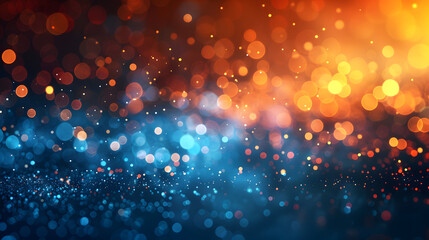 Fototapeta premium Orange blue, information internet technology background material