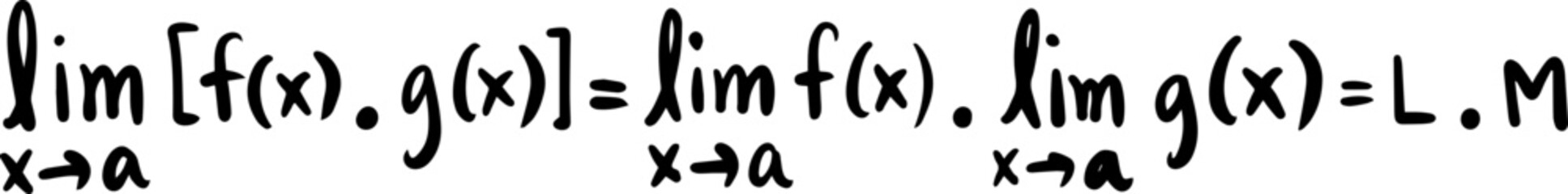 calculus rules math handwritten 