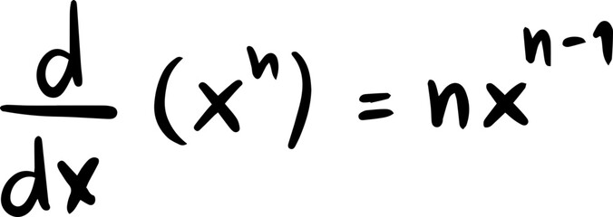 calculus rules math handwritten 