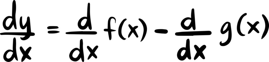 calculus rules math handwritten 