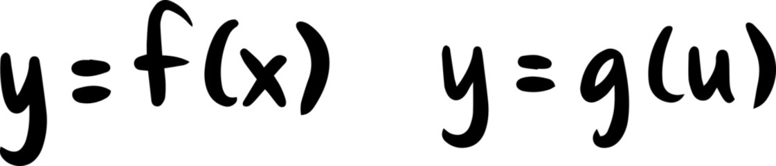 calculus rules math handwritten 