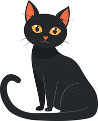 Cat Flat Vector Icon