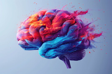brain anatomy. Created with Ai