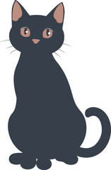 Cat Flat Vector Icon