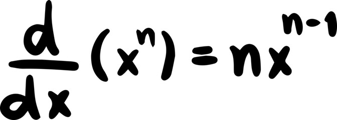 differentiation formulas math handwritten