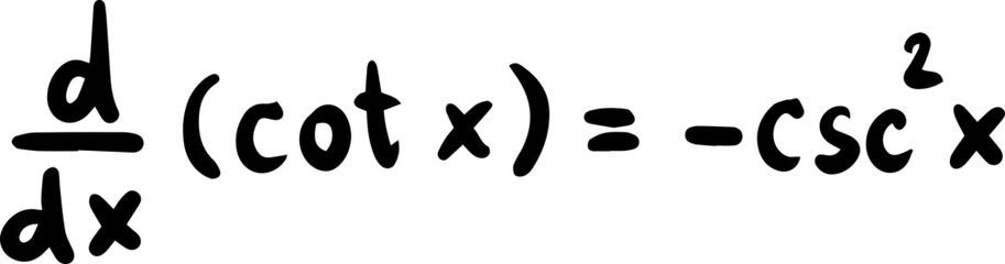 differentiation formulas math handwritten