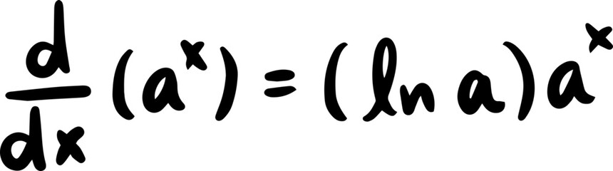 differentiation formulas math handwritten