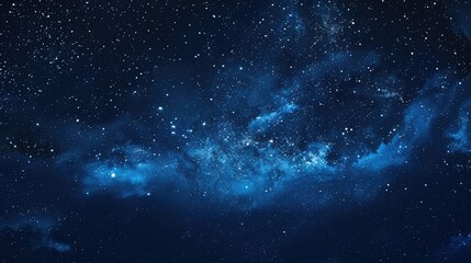 Fototapeta premium Starry night sky against a dark backdrop