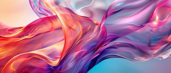 This abstract colorful background, with its gradient from light pink to deep purple, evokes a tranquil, dreamy atmosphere.