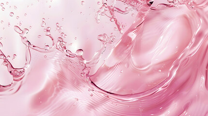 Liquid serum splash texture background. Generative AI.