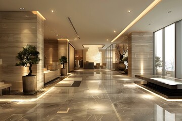 Obraz premium Hotel Lobby