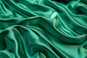 Fototapeta premium Three-dimensional emerald backdrop for eco-friendly initiatives.
