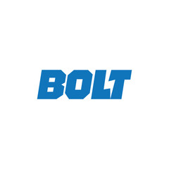 Bolt logo icon vector