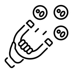 Attract candidates latest linear icon