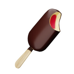 ice pop 3D illustration. cool