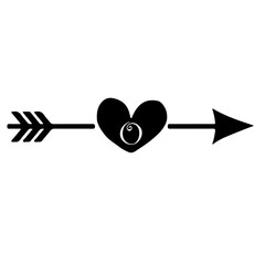  Heart Silhouettes A-Z for Valentine's Day