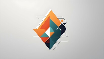 Develop an abstract logo inspired by architecture upscaled_4