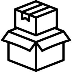 Packing Boxes Icon