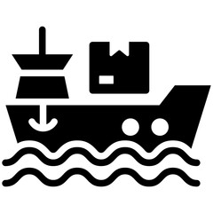 Cargo Ship Icon