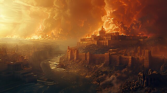 The Book of Lamentations: A collection of poems mourning the destruction of Jerusalem and the exile of the Jewish people, expressing grief, hope, and a longing for restoration.
